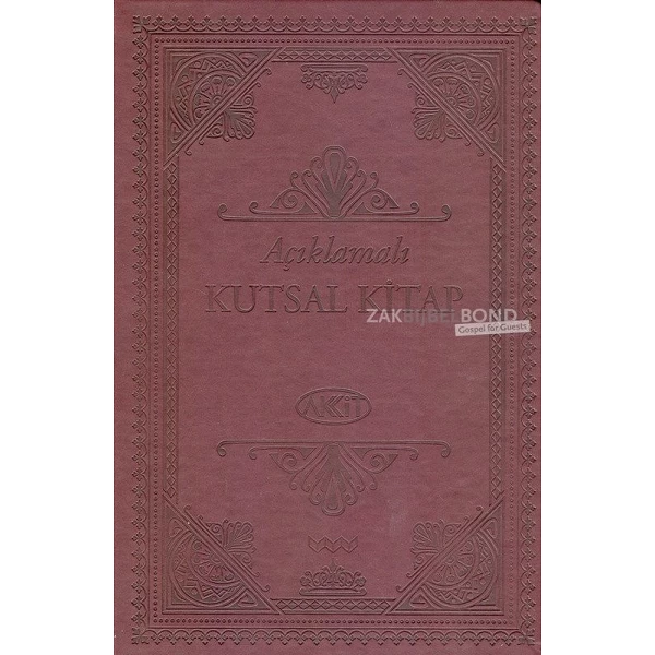 Turkse StudieBijbel Luxe bordeaux