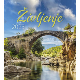 Slovenian postcard calendar 2023