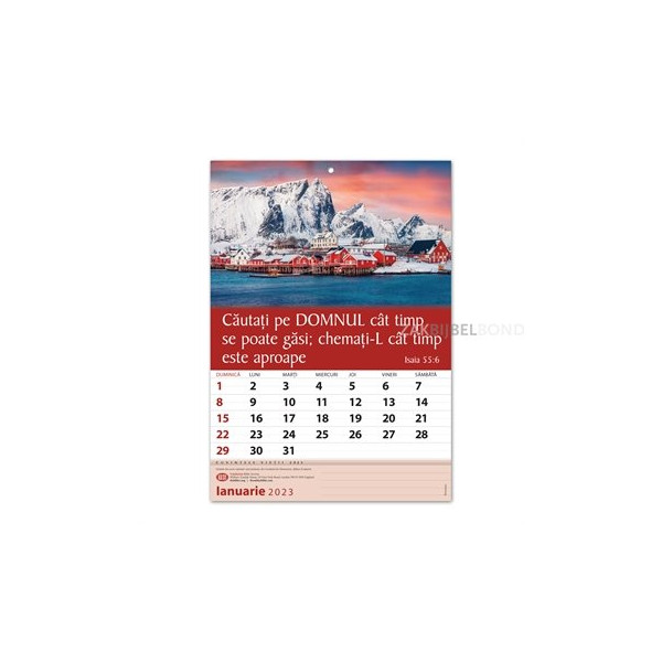Rumanian wall calendar 2022