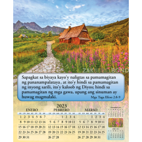 Tagalog wall calendar 2023