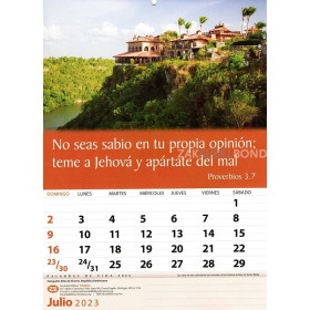 Spaanse wandkalender 2023