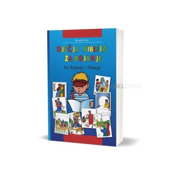 Croatian Children's Bible coloring book