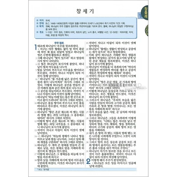 Koreaanse Bijbel, Living Bible-translation, vinyl kaft, handzaam formaat