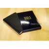 English NIV Thinline Black Leather Bible