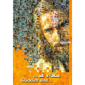 Arabisch/Duits evangelisatieboekje 'Gelukkig is...'