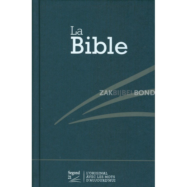 French Bible Louis Segond 21 compact hardcover blue