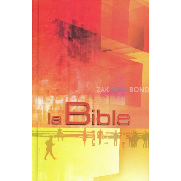 French Bible Louis Segond 21 compact hardcover orange