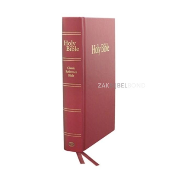 English Bible KJV - Classic reference Bible - hardcover red