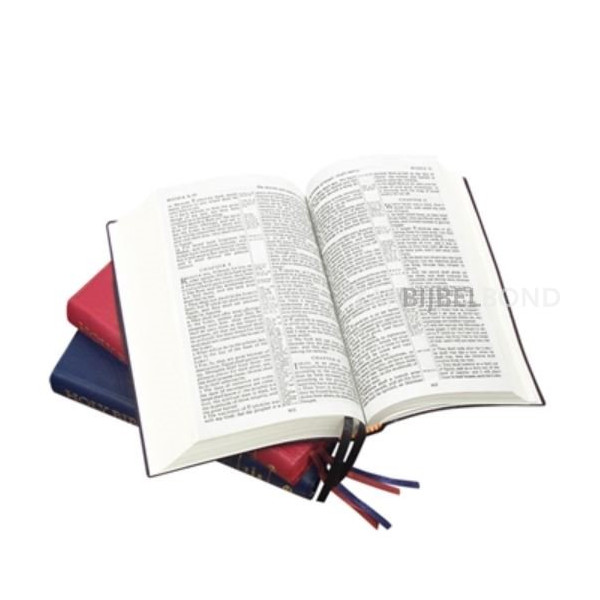 English Bible KJV - Classic reference Bible - vinyl red