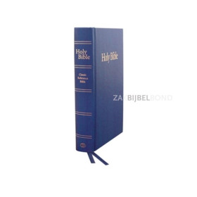 English Bible KJV - Classic reference Bible - hardcover blue