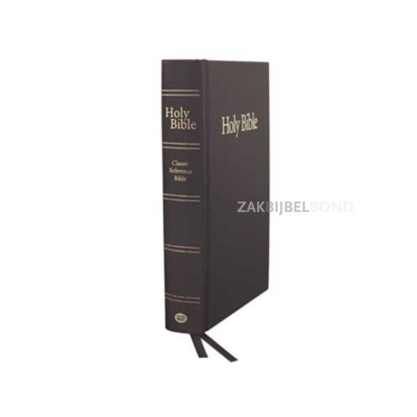 English Bible KJV - Classic reference Bible - hardcover black