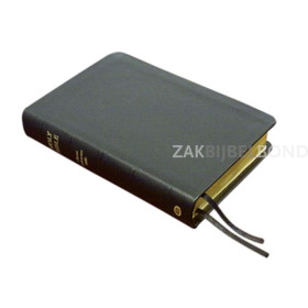 English Bible KJV - Classic reference Bible - black calfskin leather