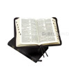 Engelse Bijbel KJV - Classic reference Bible - kalfsleer rits duimgrepen zwart