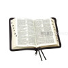 Engelse Bijbel KJV - Classic reference Bible - kalfsleer rits duimgrepen zwart