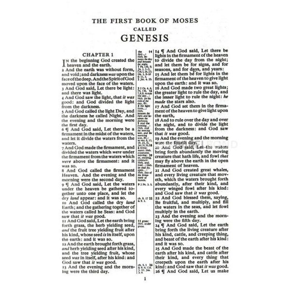 Engelse Bijbel KJV - Classic reference Bible - harde kaft rood