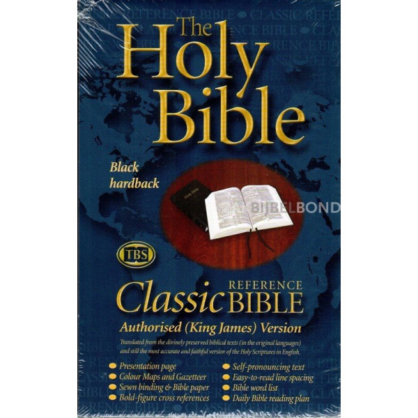 English Bible KJV - Classic reference Bible - hardcover black