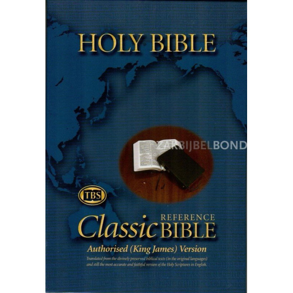 English Bible KJV - Classic reference Bible - black calfskin leather