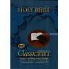 English Bible KJV - Classic reference Bible - black calfskin leather