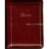 Papiamento Bijbel, Beibel Koriente, compact, rits, goudsnede, kunstleer, bordeauxrood