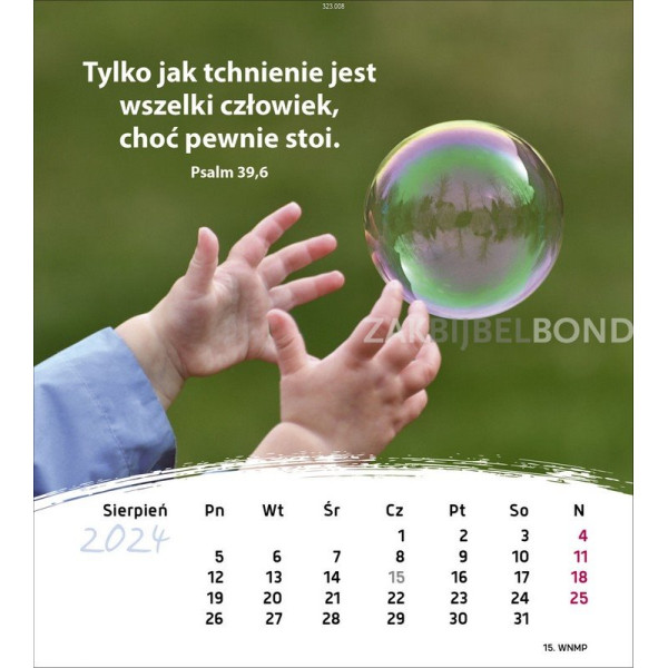 Poolse ansichtkaartenkalender 2024 - Leven voor jou