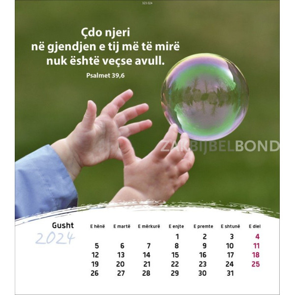 Albanese ansichtkaartenkalender 2024 - Leven voor jou