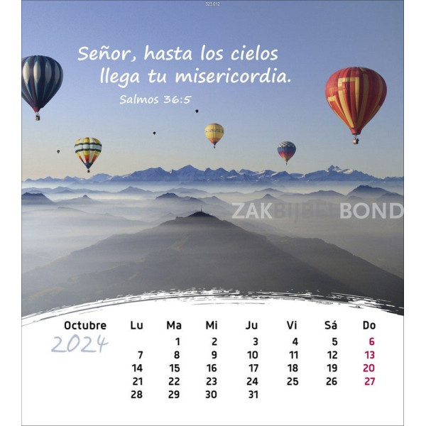 Spanish postcard calendar 2024 - Life for you