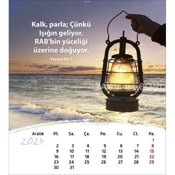 Turkish postcard calendar 2024 - Life for you