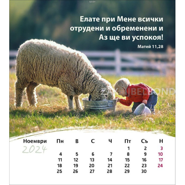 Bulgaarse ansichtkaartenkalender 2024 - Leven voor jou