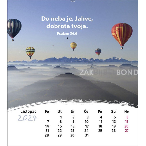 Kroatische ansichtkaartenkalender 2024 - Leven voor jou