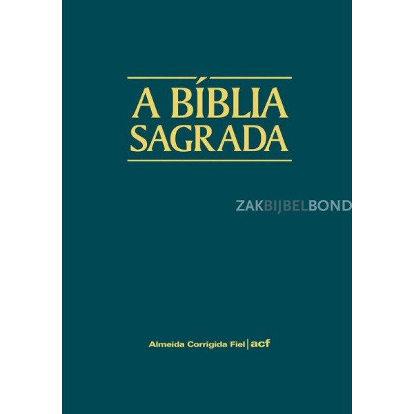 Portugese Bijbel - ACF groot blauw