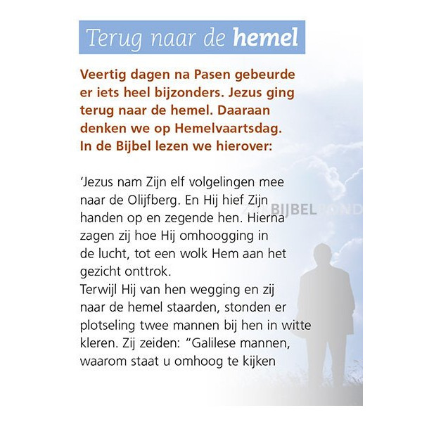 Dutch Easter booklet - From Easter to Pentecostal