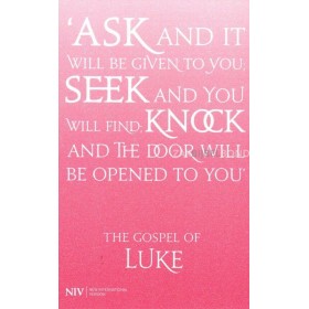 English Booklet with the Gospel according to Luke in the NIV version