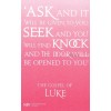 English Booklet with the Gospel according to Luke in the NIV version