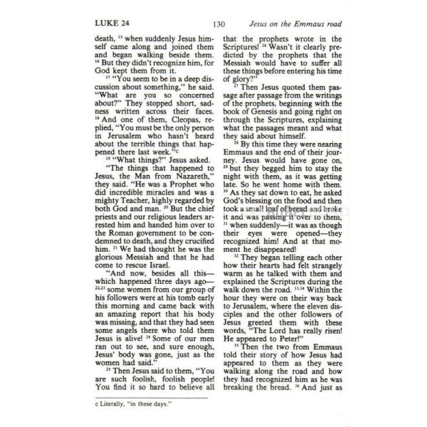English New Testament Living Bible