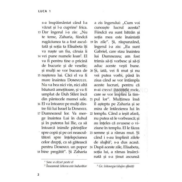 Romanian Gospel of Luke