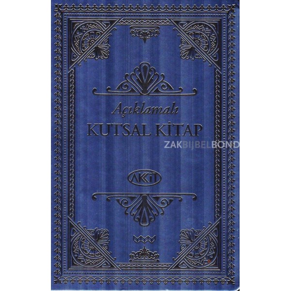 Turkse StudieBijbel Luxe blauw