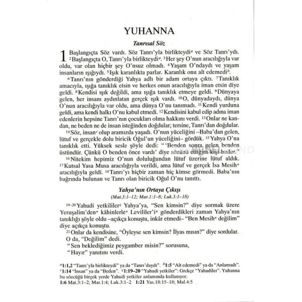 Turkish New Testament larger print hardcover