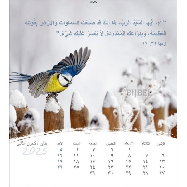 Arabische ansichtkaartenkalender 2025 - Leven voor jou