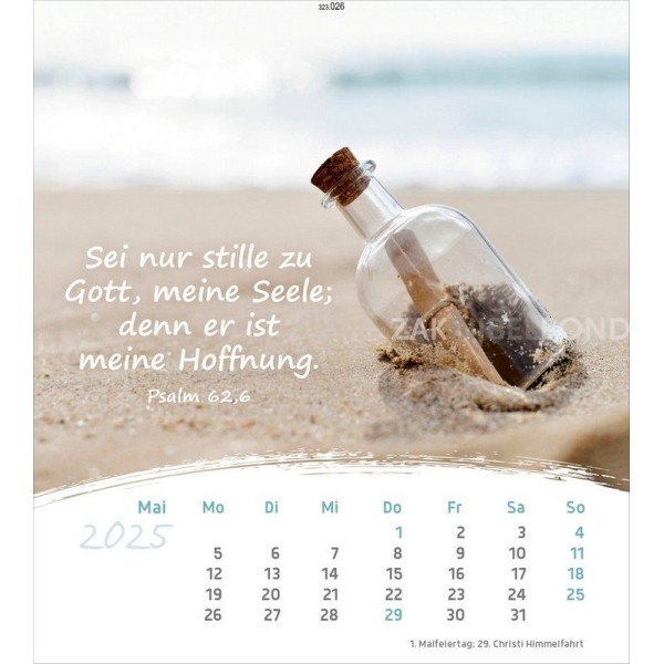 Duitse ansichtkaartenkalender 2025 - Leven voor jou