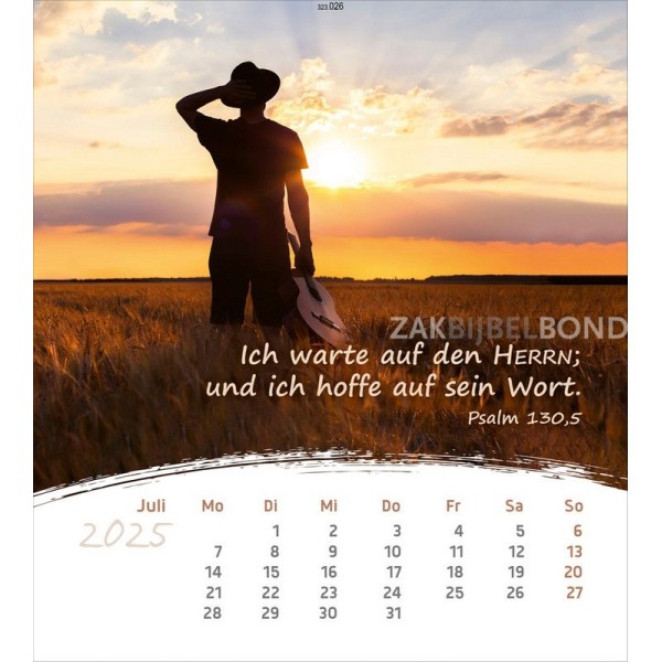 Duitse ansichtkaartenkalender 2025 - Leven voor jou