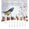 English postcard calendar 2025 -  Life for you