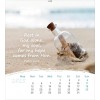 English postcard calendar 2025 -  Life for you