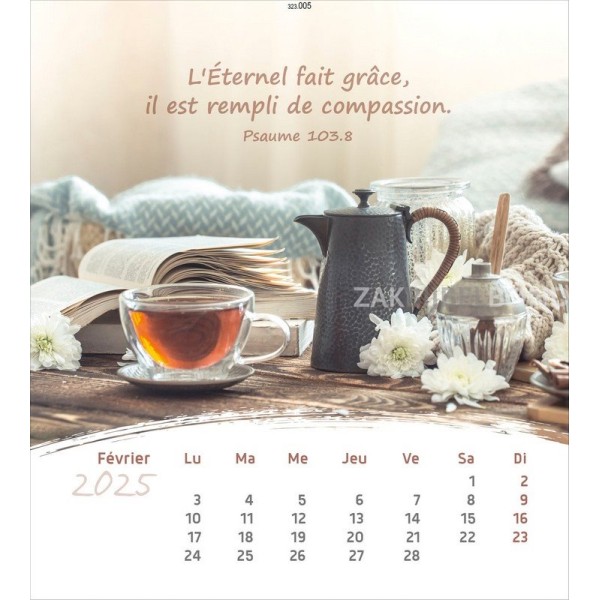 Franse ansichtkaartenkalender 2025 - Leven voor jou