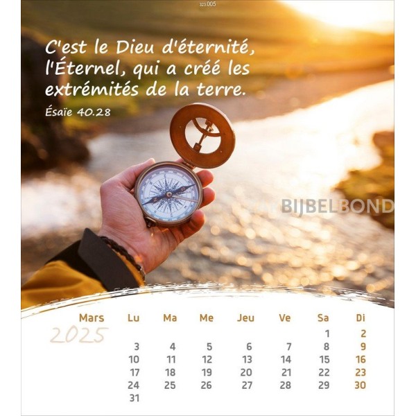Franse ansichtkaartenkalender 2025 - Leven voor jou