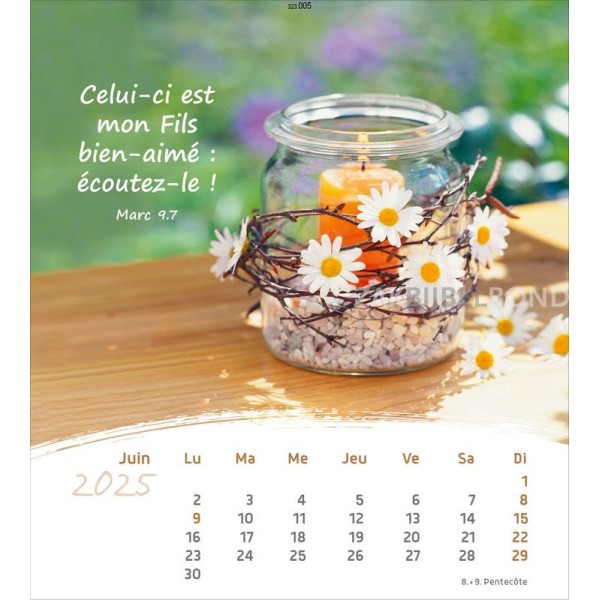 Franse ansichtkaartenkalender 2025 - Leven voor jou