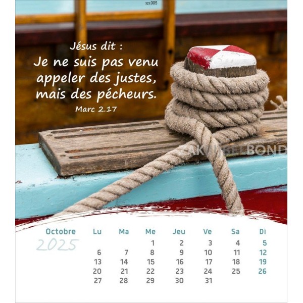 Franse ansichtkaartenkalender 2025 - Leven voor jou