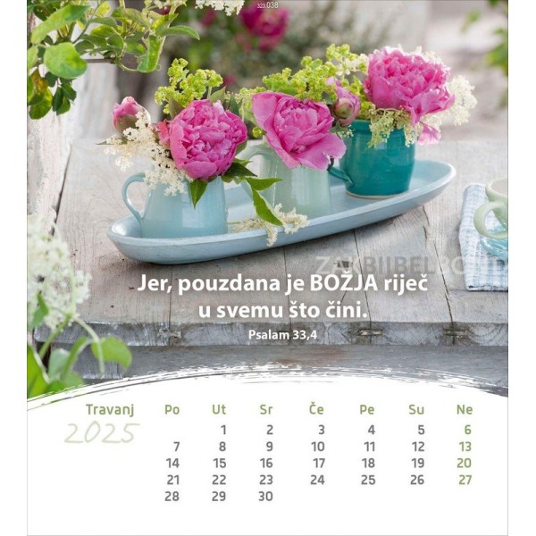 Kroatische ansichtkaartenkalender 2025 - Leven voor jou