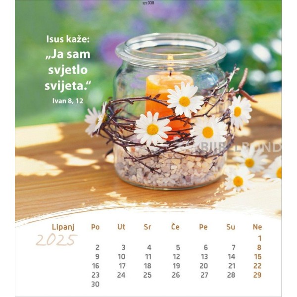 Kroatische ansichtkaartenkalender 2025 - Leven voor jou