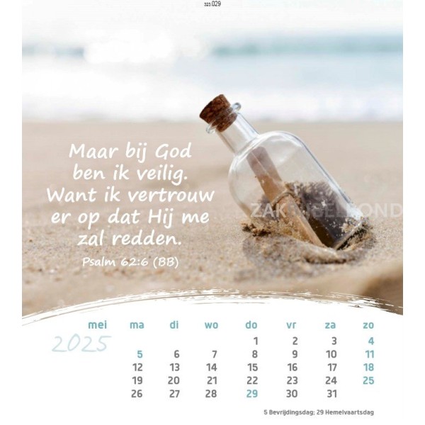 Nederlandse ansichtkaartenkalender 2025 - Leven voor jou