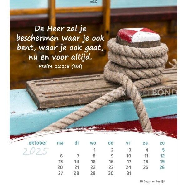 Nederlandse ansichtkaartenkalender 2025 - Leven voor jou
